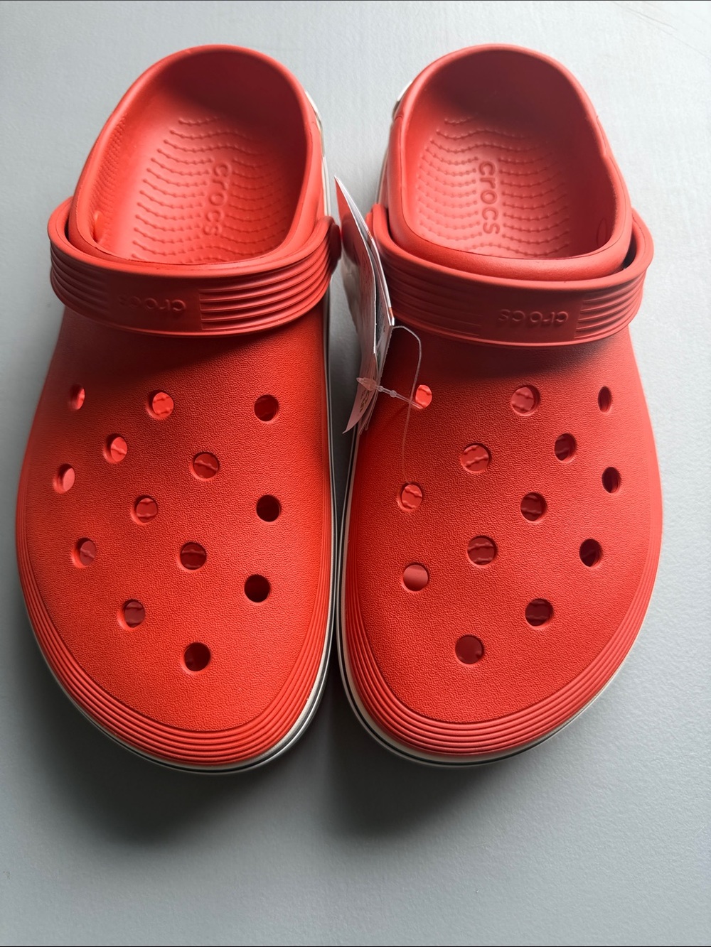 CROCS Classic Clog in Bright Red - Men’s Slip-On Sandals